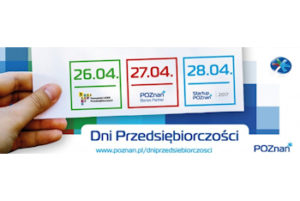 Obraz przedstawiający zaproszenie na Dni Przedsiębiorczości 2017 Poznań