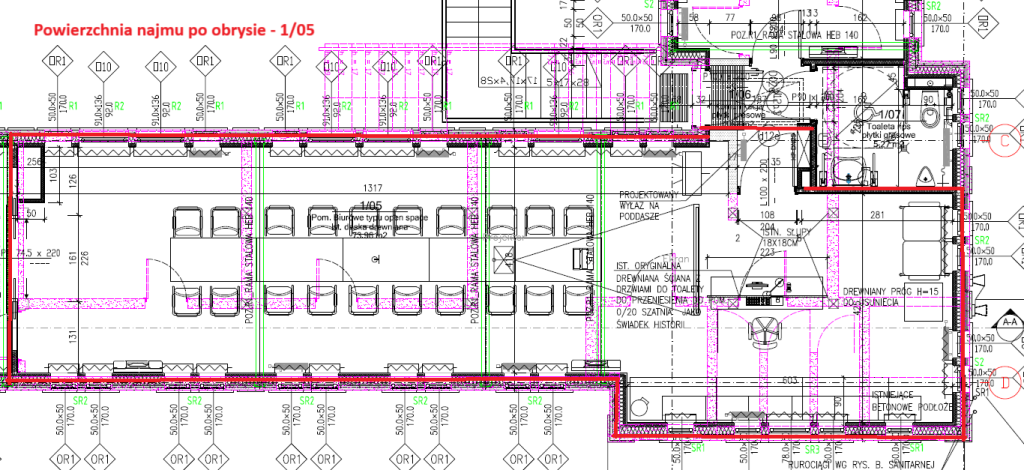 Pow. najmu biuro 1 05 obrys red