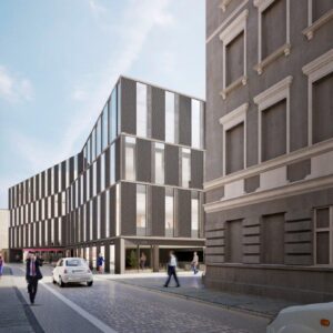 Widok od strony Pl Bernardynskiego